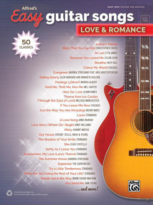Alfred's Easy Guitar Songs: Love & Romance Edition