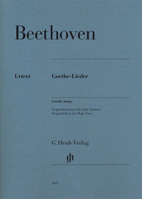 Goethe Songs for High Voice and Piano - Beethoven Complete Edition
