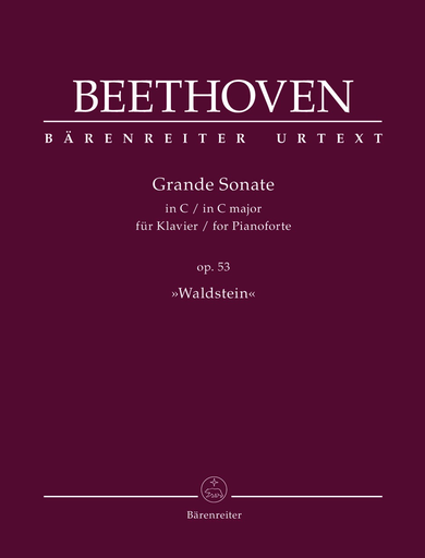 Beethoven Piano Sonata in C Major Op 53 Waldstein Urtext Edition Sheet Music