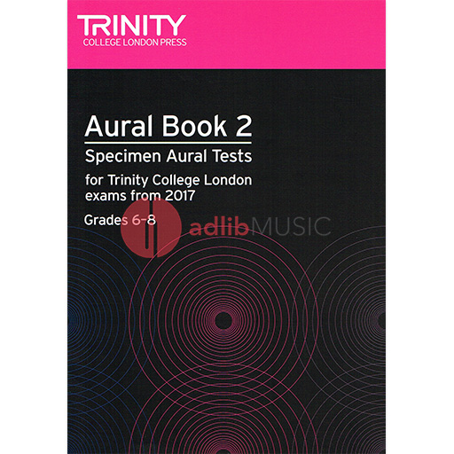 Trinity Aural Tests Grades 6-8 2017 TCL015815 with Sample Tests and CDs
