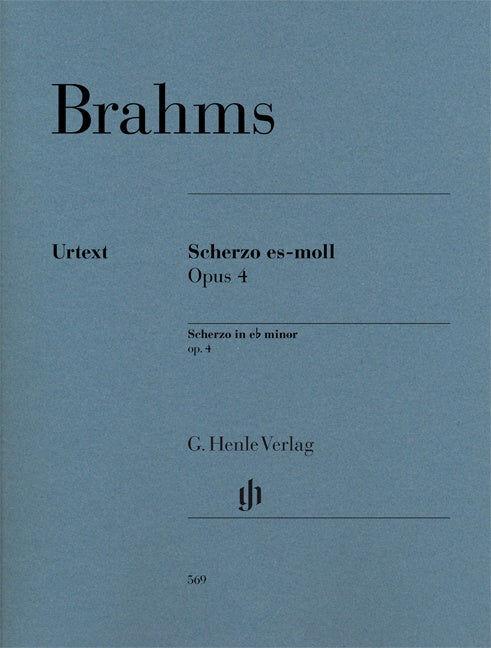 Brahms Scherzo in Eb minor Op. 4 Piano Solo Henle HN569