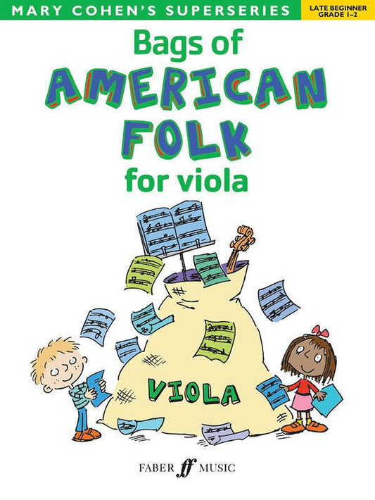 Bags of American Folk for Viola - Sheet Music for Late Beginner Level