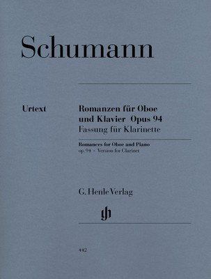 Romances for Clarinet and Piano Op 94 Sheet Music