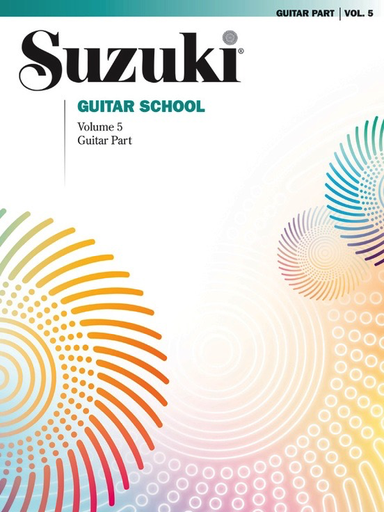 Suzuki Guitar School Volume 5 Guitar Part by Shinichi Suzuki - Summy Birchard