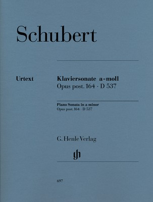 Schubert - Piano Sonata in A minor Op. Post 164 D537 - Piano Solo Urtext Edition Henle HN697