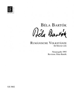 Romanian Folk Dances for Piano - Sheet Music Edition