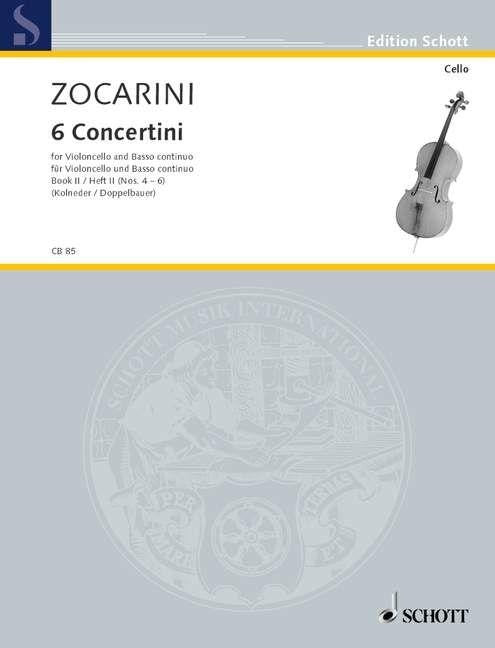 6 Concertini Book 2 for Cello and Bass Clef