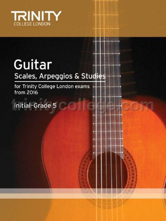 Trinity Guitar Scales Initial-Grade 5 2016