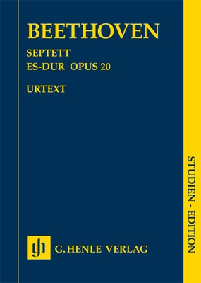 Septet in E Flat Major Op 20 Study Score - Beethoven Complete Edition