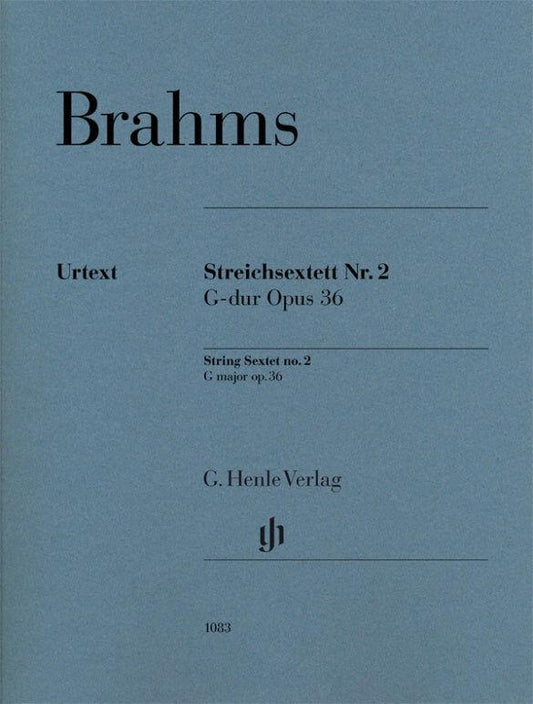 Brahms String Sextet No 2 in G Major Op 36 - Set of Parts