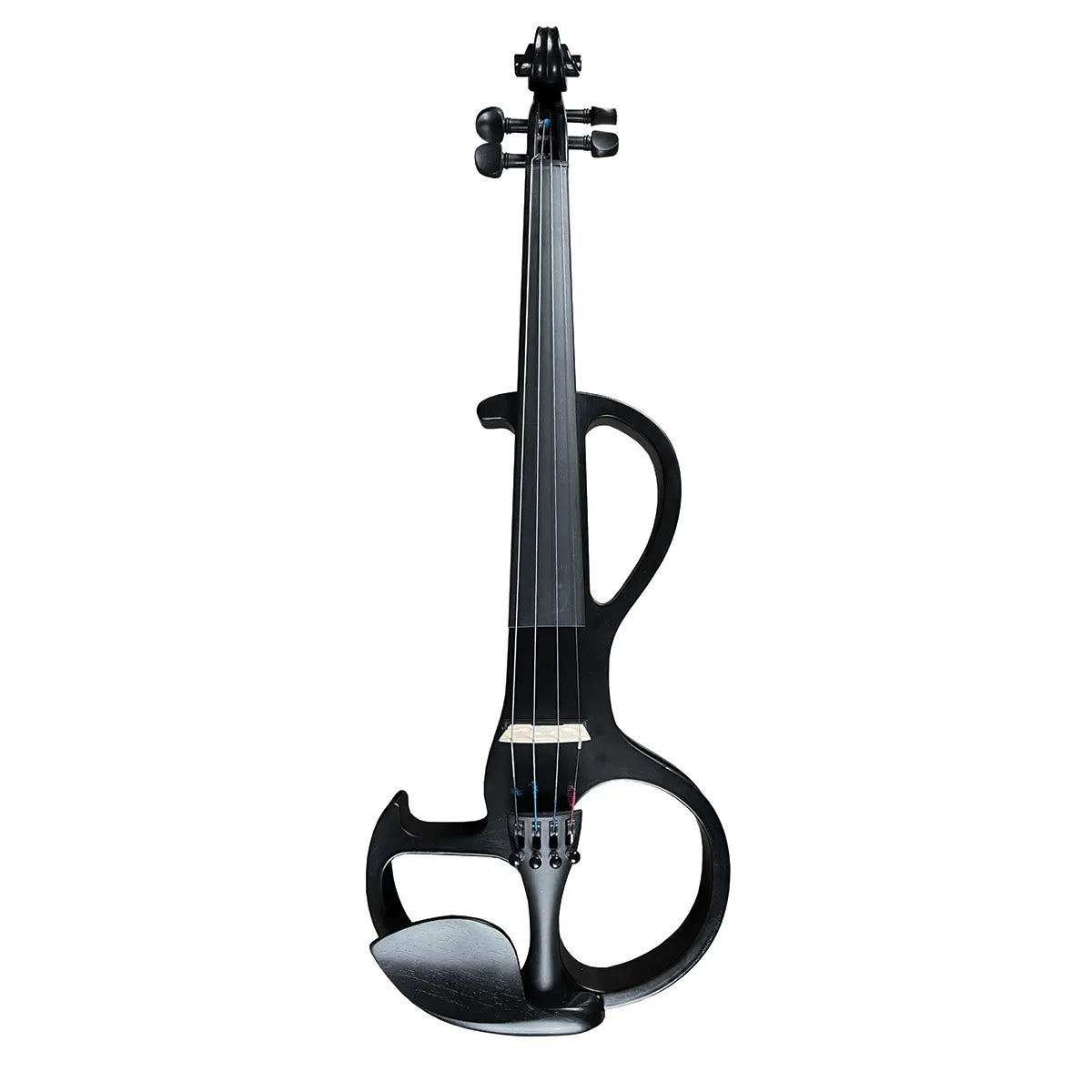 Vivo EV003 4/4 Electric Violin with Professional Setup, Ebony Fingerboard, Case, Headphones, and Pickup System