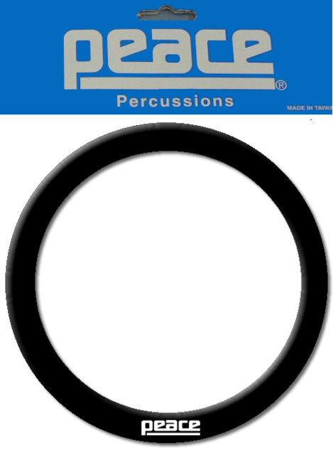 Peace 5" Bass Drum Hole Template & Reinforcement Ring in Black