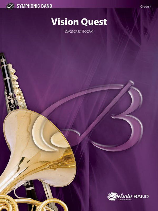 Vision Quest Concert Band Sheet Music by Vince Gassi