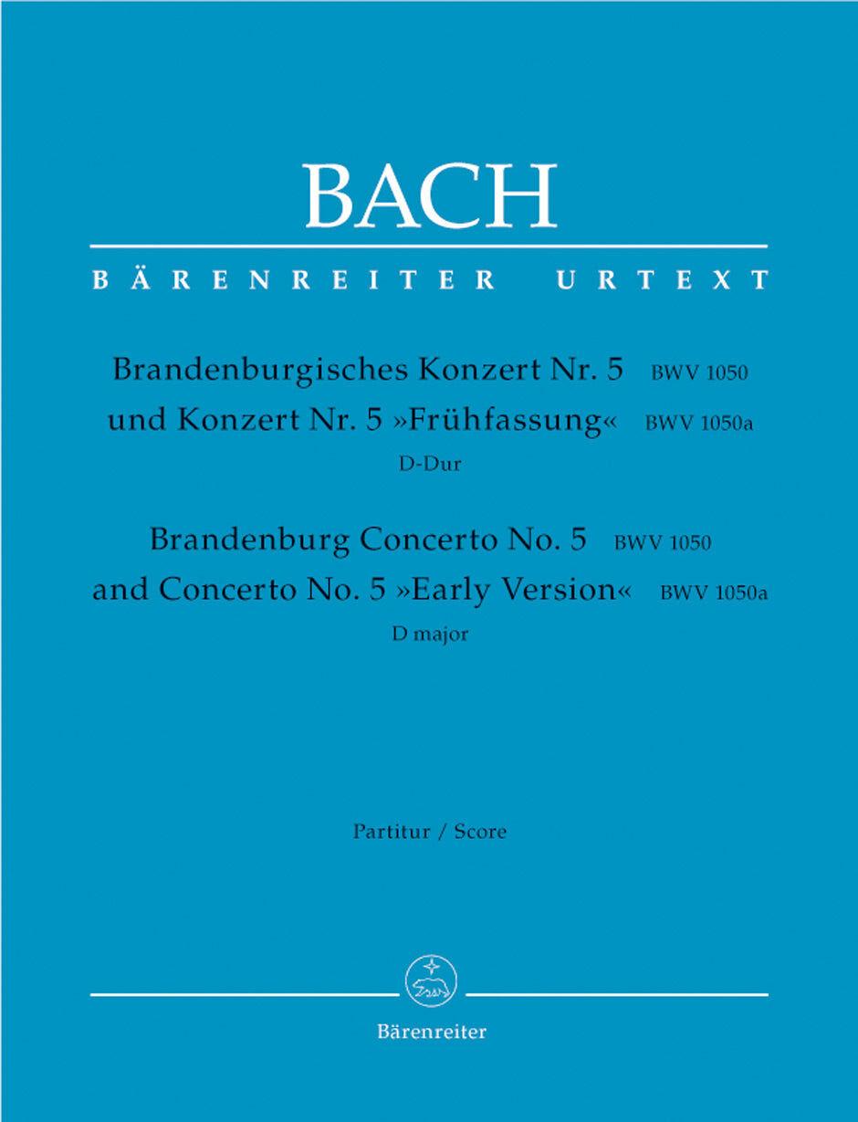 Brandenburg Concerto No 5 Score New Edition - Bach J S