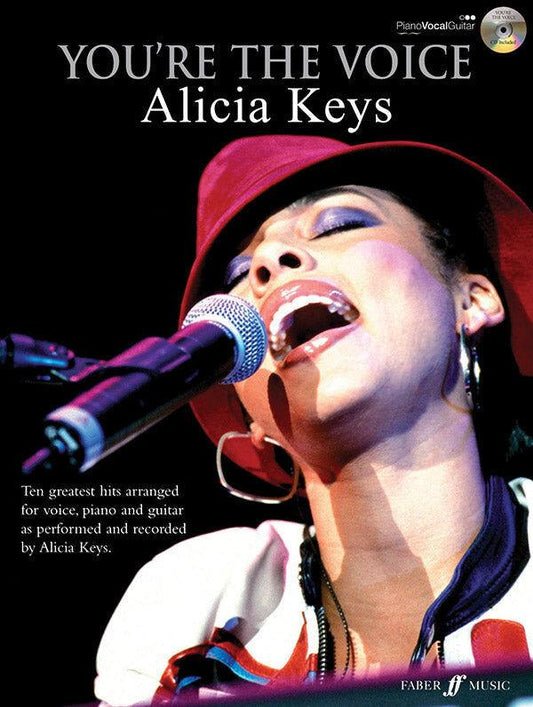 You're the Voice - Alicia Keys PVG Sheet Music Book and CD