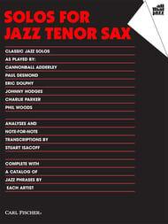 All That Jazz Solos for Tenor Saxophone Sheet Music Arr. Stuart Isacoff