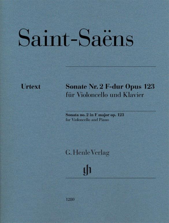 Saint-Saens Cello Sonata No 2 in F Major Op 123 Cello/Piano Accompaniment Henle HN1280