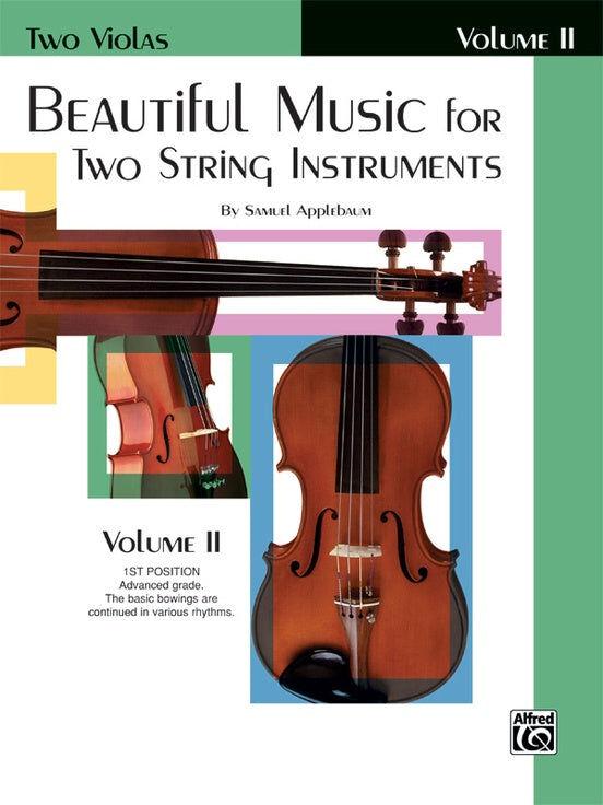 Beautiful Music for Two String Instruments Volume 2 - Two Violas Sheet Music