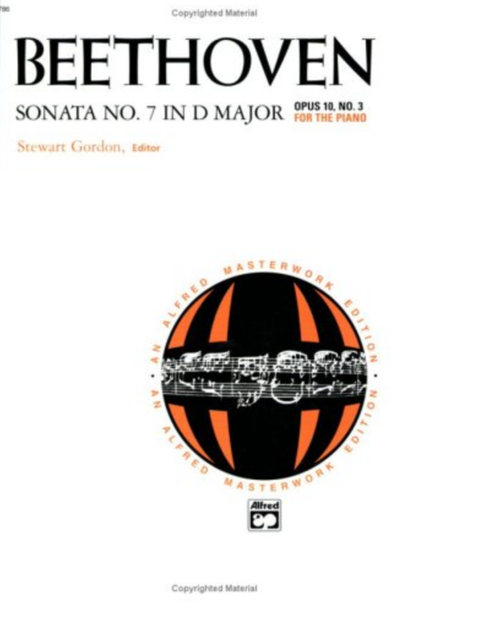 Beethoven Sonata No 7 in D Major Op 10 Piano Sheet Music