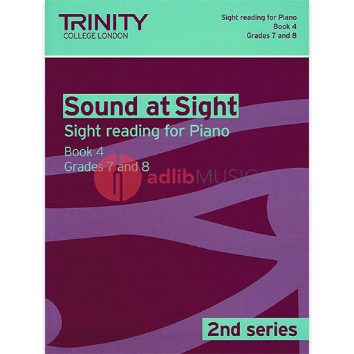 Trinity Sound At Sight Piano Book 4 - Grade 7-8 Series 2 - Trinity College TG009210