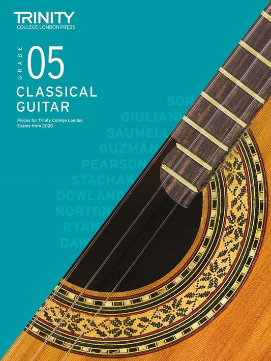 Trinity Classical Guitar Pieces 2020-2023 Grade 5 Exam Book