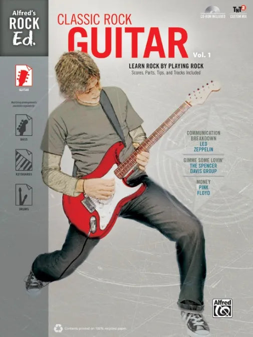 Alfred's Rock Ed. Classic Rock Guitar Vol. 1 BK/CD-ROM