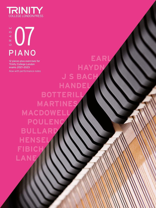 Trinity Piano Exam Pieces 2021-23 Grade 7 Book - TCL020307