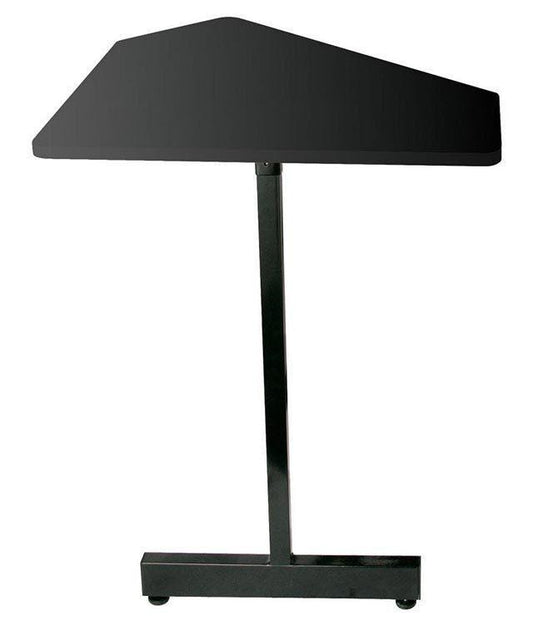 On Stage WSC7500B Workstation Corner Accessory Table - Black Steel Frame