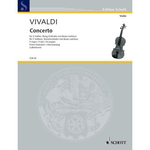 Concerto in F Major PV278 Violin Sheet Music