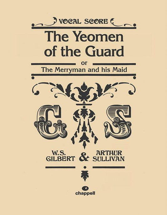 Yeoman of the Guard Vocal Sheet Music Score