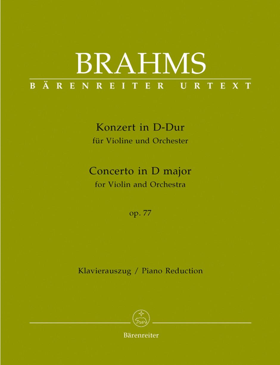 Brahms Violin Concerto in Major Op 77 Critical Edition for Violin and Piano