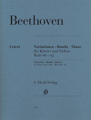 Variations Rondo Dances for Violin and Piano Sheet Music