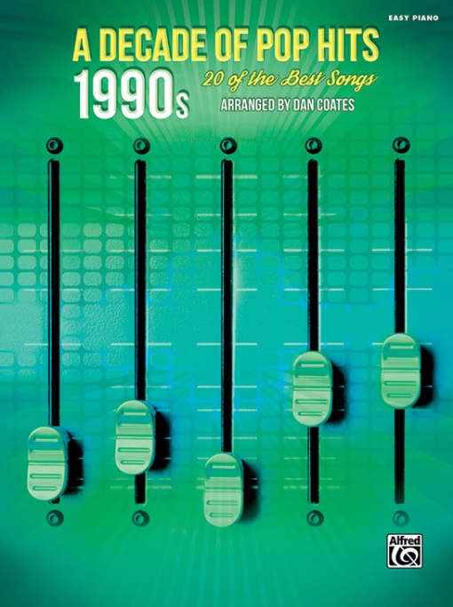 Decade of Pop Hits 1990s - Easy Piano Sheet Music