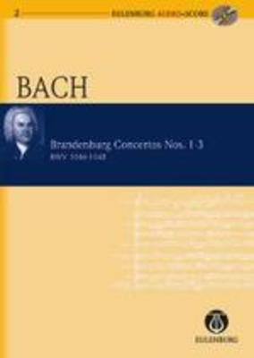 Brandenburg Concertos Nos. 1-3 Study Score by Johann Sebastian Bach - Eulenburg Edition