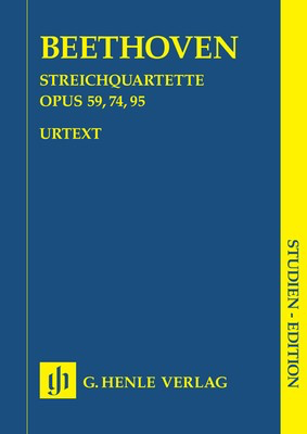 String Quartets Op 59, 74, 95 Study Score