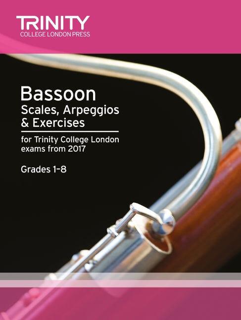 Trinity Bassoon Scales and Arpeggios Grade 1-8 Sheet Music 2017