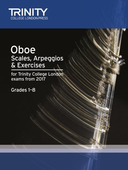 Trinity Oboe Scales and Arpeggios Grade 1-8 Sheet Music 2017