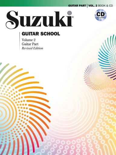 Suzuki Guitar School Volume 2 Book and CD by Shinichi Suzuki - Summy Birchard