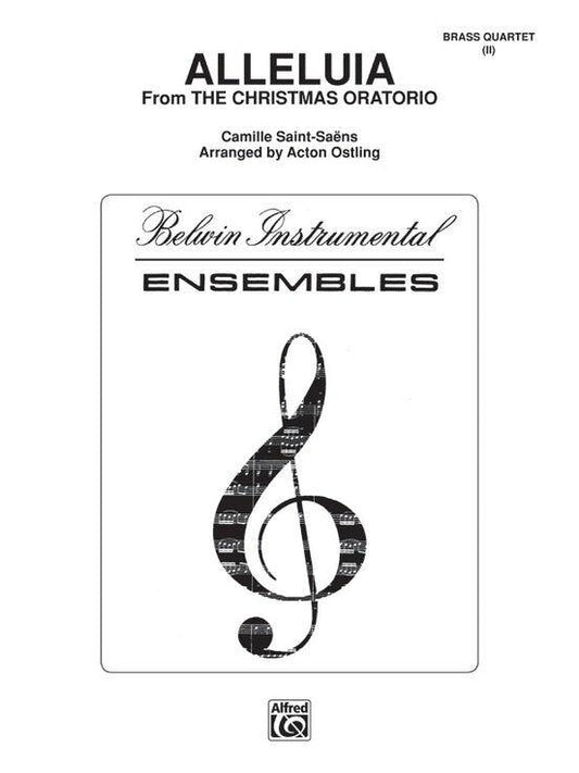 Alleluia Brass Quartet Sheet Music from The Christmas Oratorio