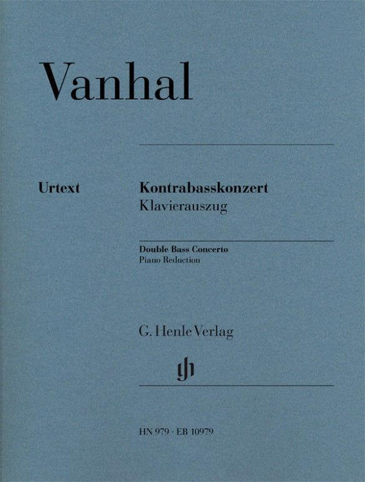 Vanhal - Double Bass Concerto with Piano Accompaniment - Henle HN979