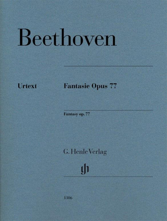 Fantasy Op 77 Piano Solo Sheet Music by Beethoven, Ludwig van Irmer, Otto Von Henle