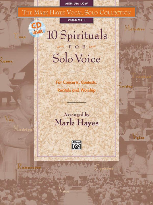 Spirituals 10 for Solo Voice Book 1 Med/Low with CD