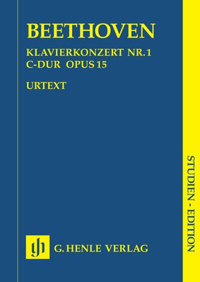 Piano Concerto No 1 in C Major Op 15 Study Score