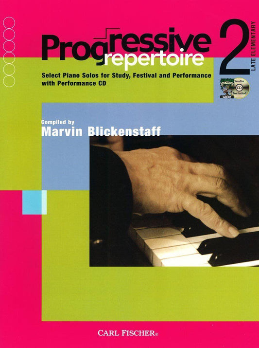 Progressive Repertoire 2 - Piano Solo Book/CD by Marvin Blickenstaff, Carl Fischer PL1208