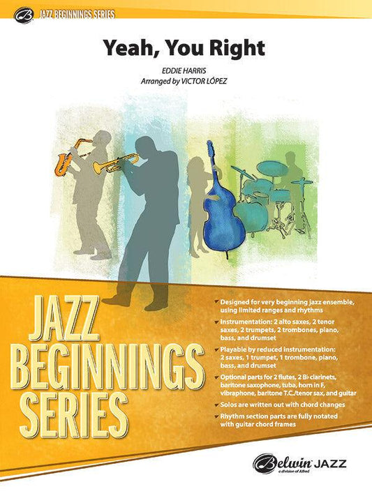 Yeah You Right Jazz Ensemble Sheet Music for Young Players