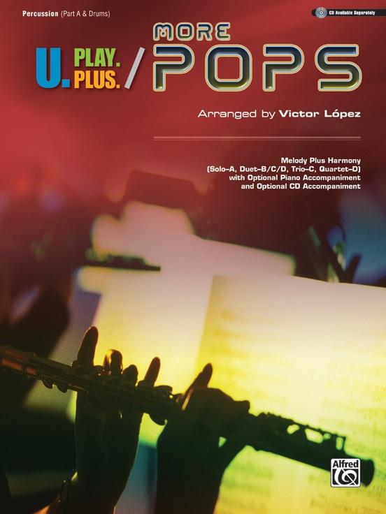 U Play Plus More Pops Percussion Sheet Music by Victor López