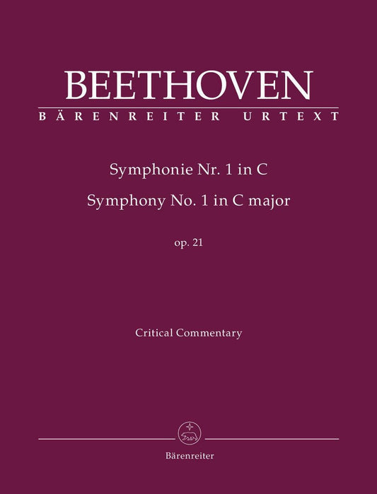 Symphony No 1 Commentary by Beethoven - Full Orchestra Sheet Music