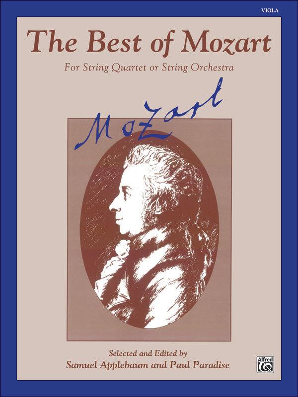 Best of Mozart Viola Sheet Music Ed. Applebaum/Paradis