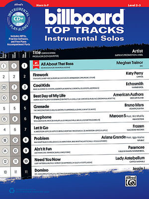Billboard Top Tracks Instrumental Solos for Horn Book/CD
