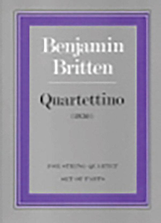 Quartettino for String Quartet (1930) - Set of Parts - Faber 0571507700
